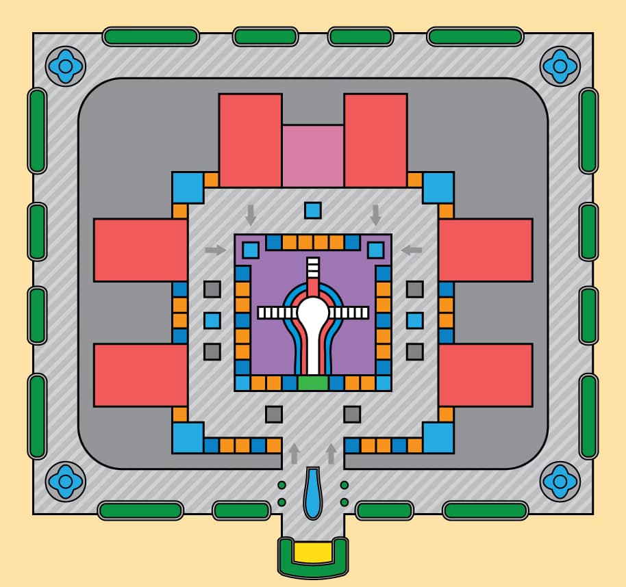 The map showing the layout of the MSE2014 venue.