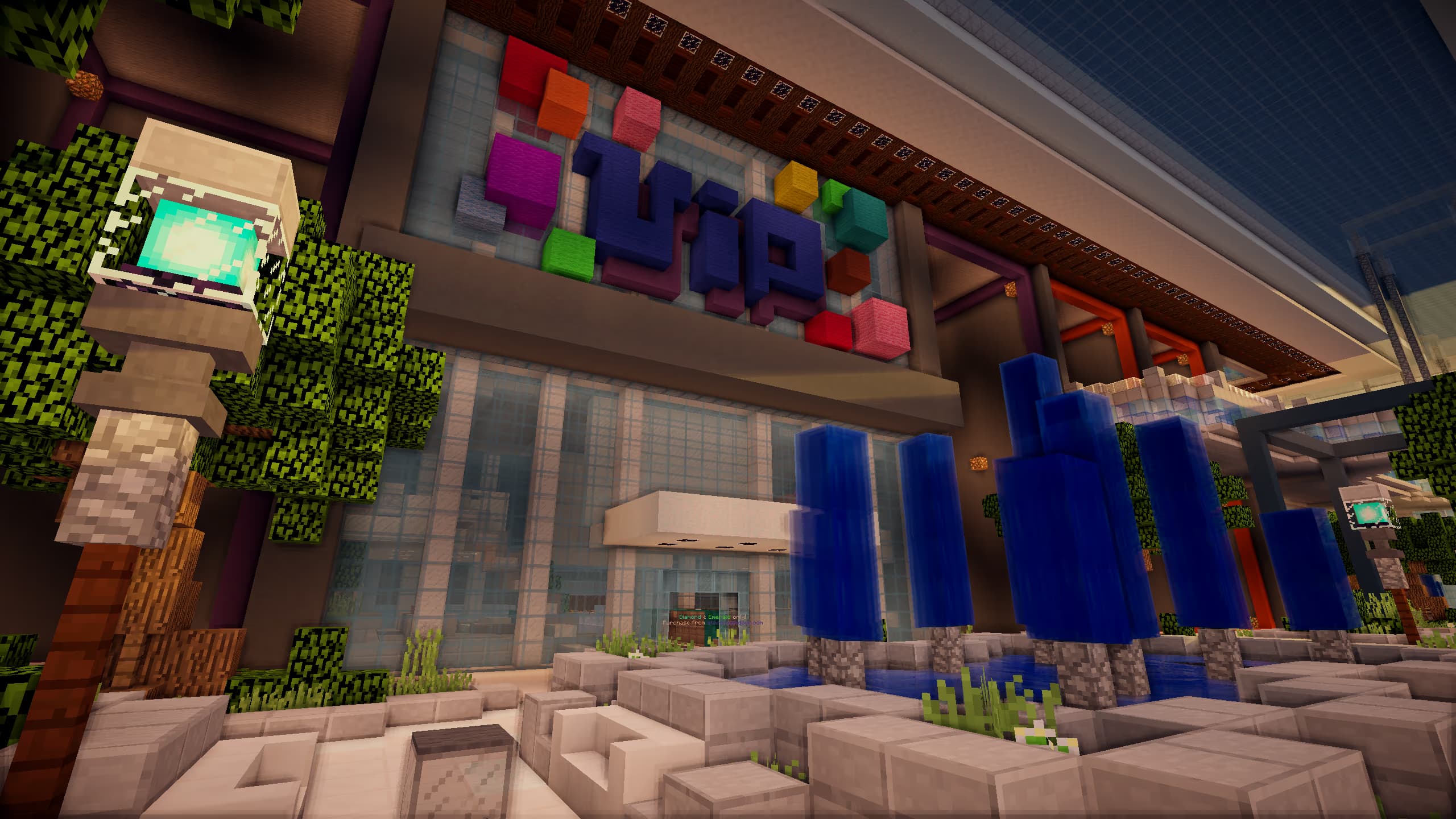 The entrance to the Cubed! 2015 VIP area.